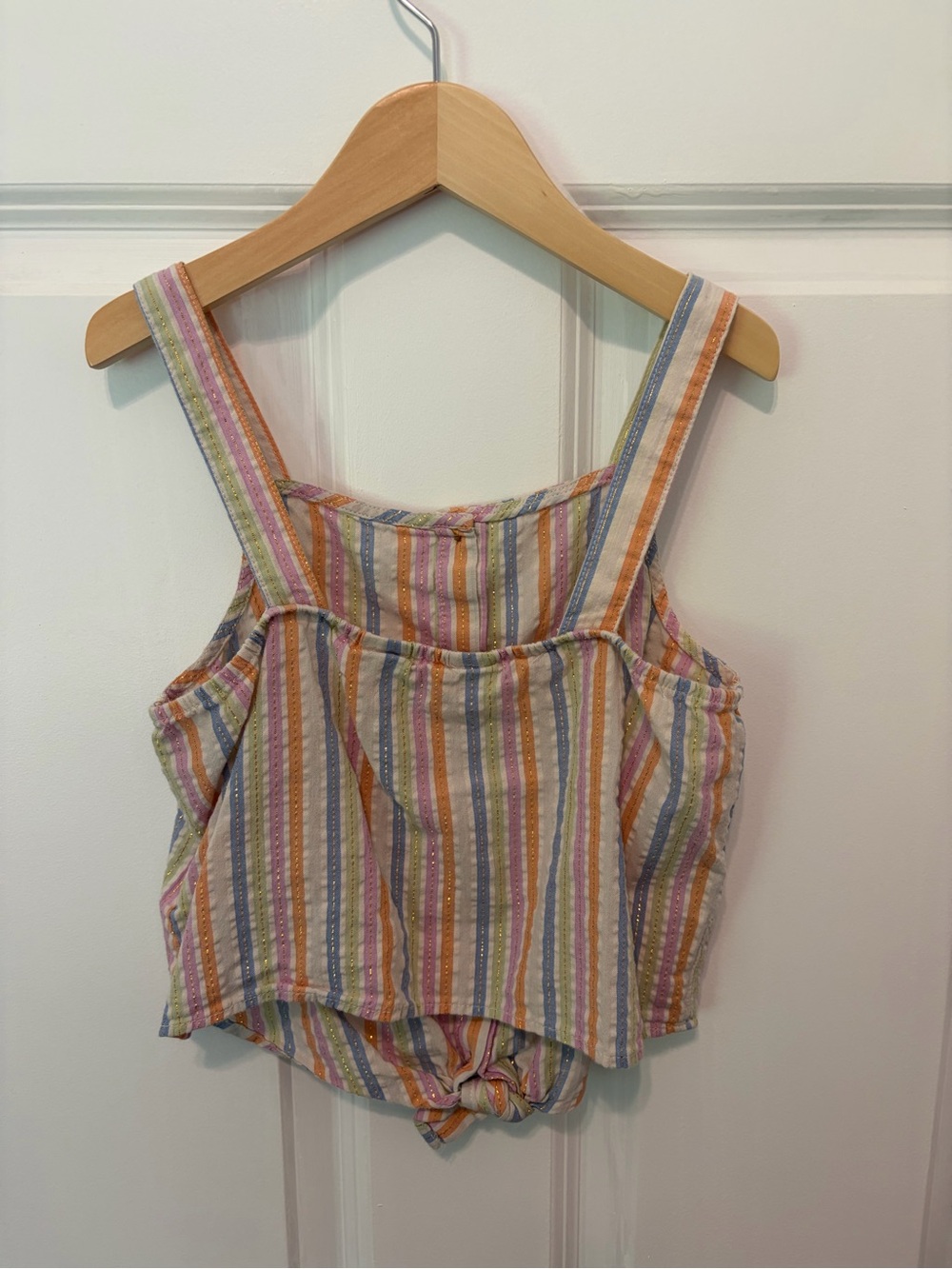H&M Pastel Striped Tank and Shorts Set - Picture 3 of 4